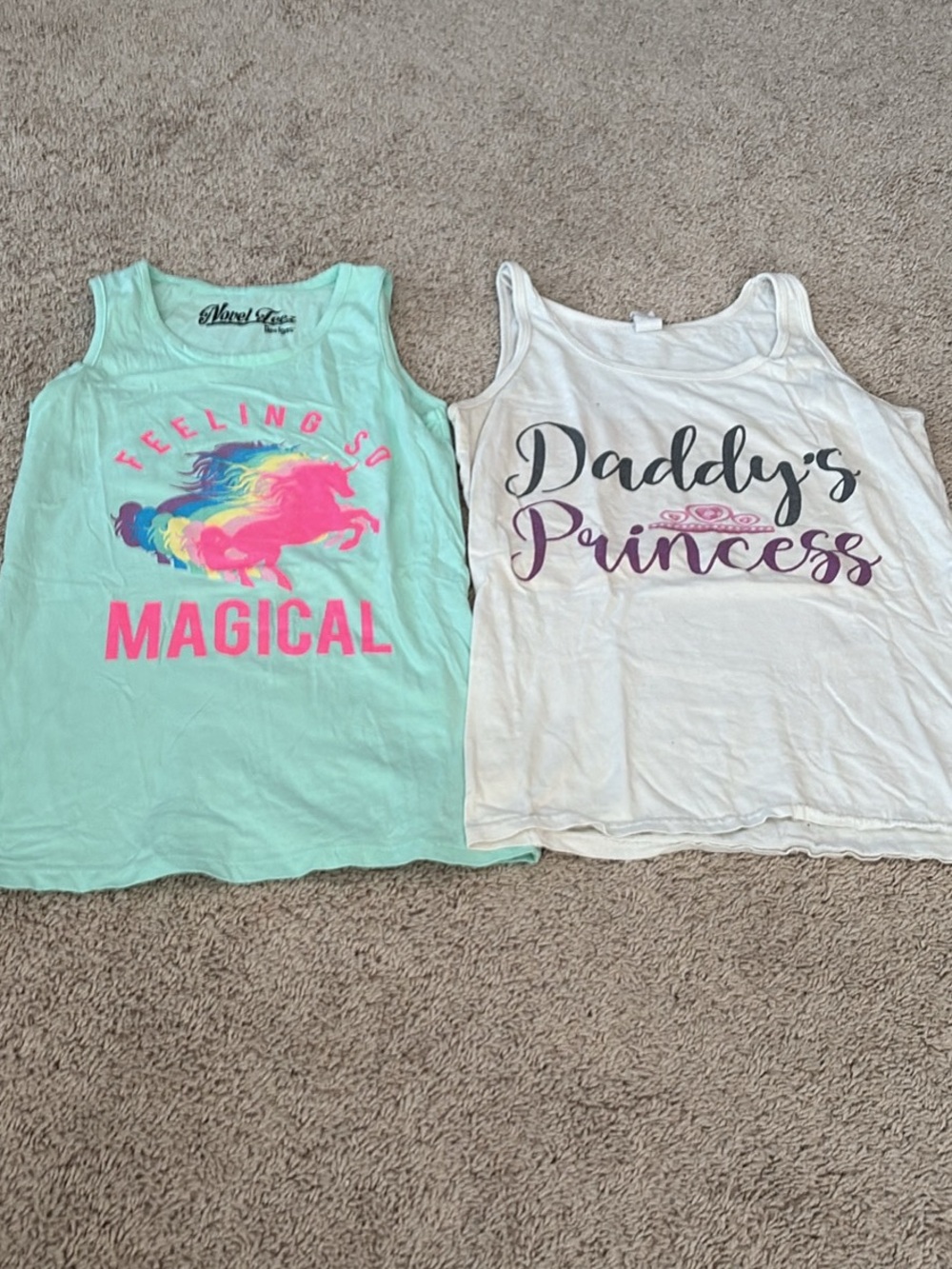 Feeling So Magical Mint Unicorn Tank Top -